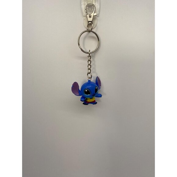 Upcycled Disney Lilo and Stitch "Stitch" Keychain: Vintage Toy Charm for Purses - Picture 1 of 5